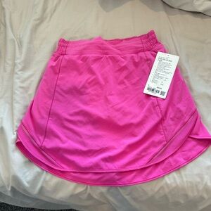 Lululemon Hotty Hot Skirt Long Sonic Pink